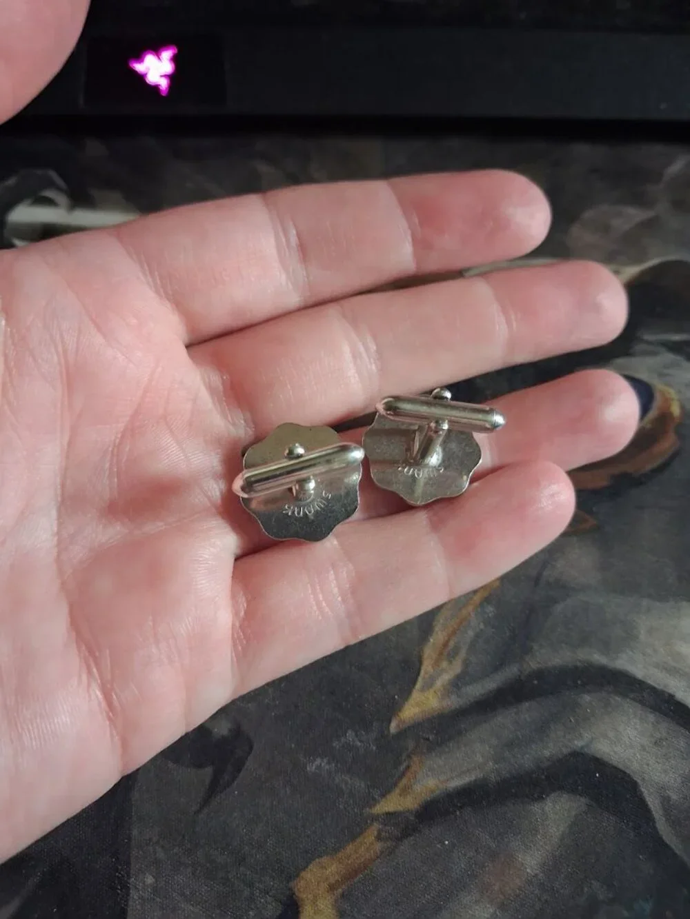 Crown cufflinks